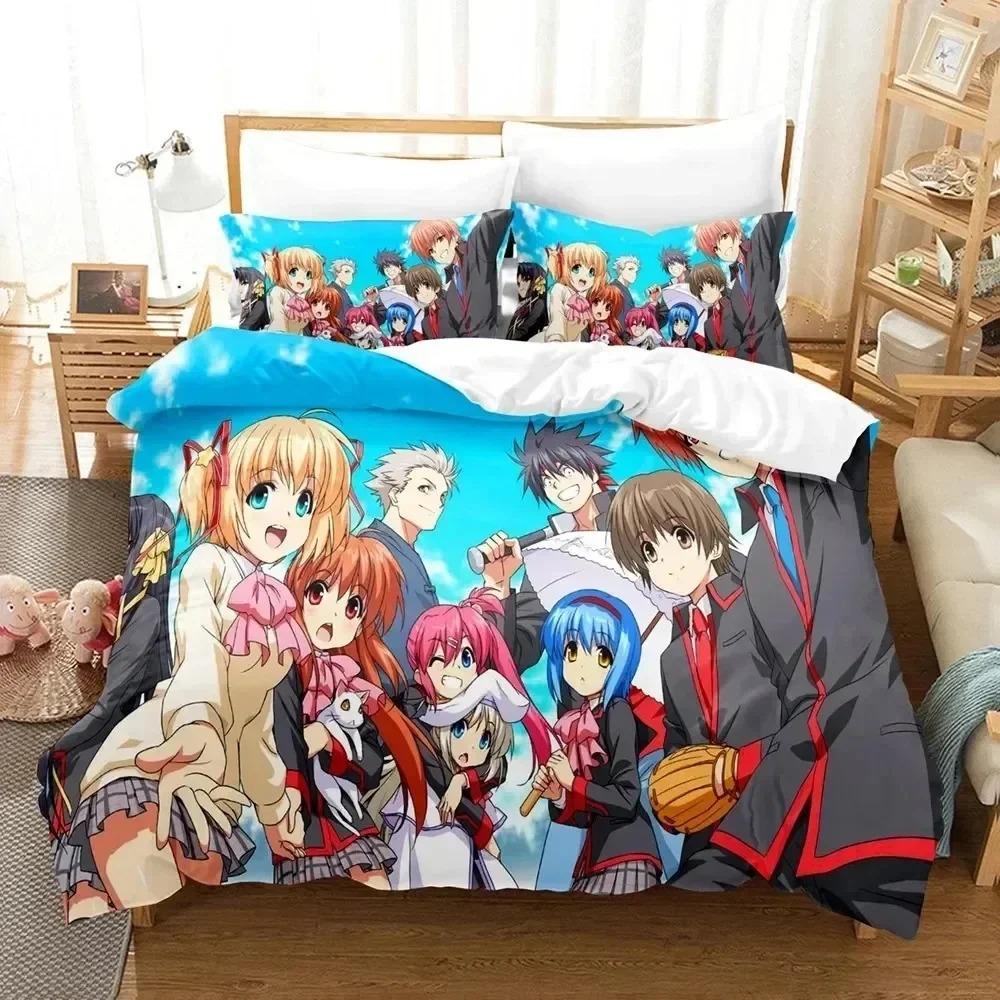 Comforter 3D Print Anime Little Busters Bedding Set 3D Printed Suitable For Bedroom Kids Home Textile