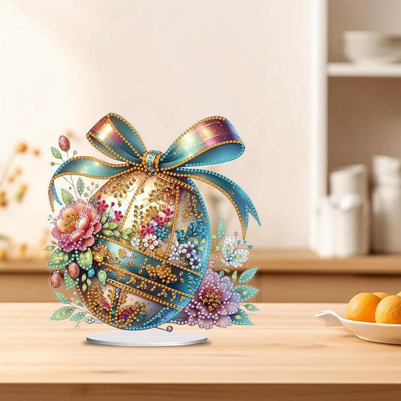Diamond Art Painting Kit Acrylic Material Rhinestones rabbit Easter Art Painting Tabletop Ornaments Handmade Diy Gift Room Decor