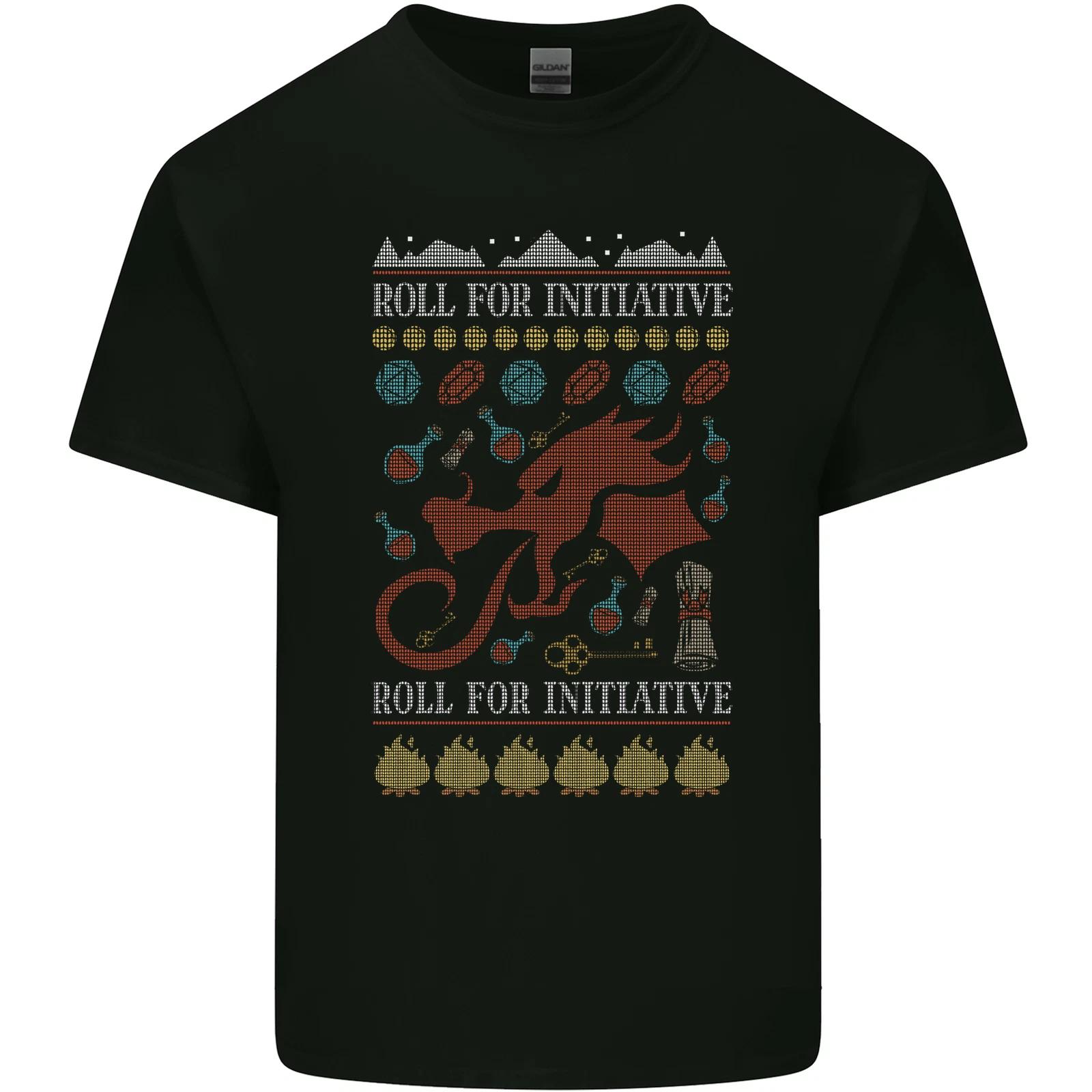 Christmas RPG Dragon Role Play Games Xmas Kids T-Shirt Childrens S