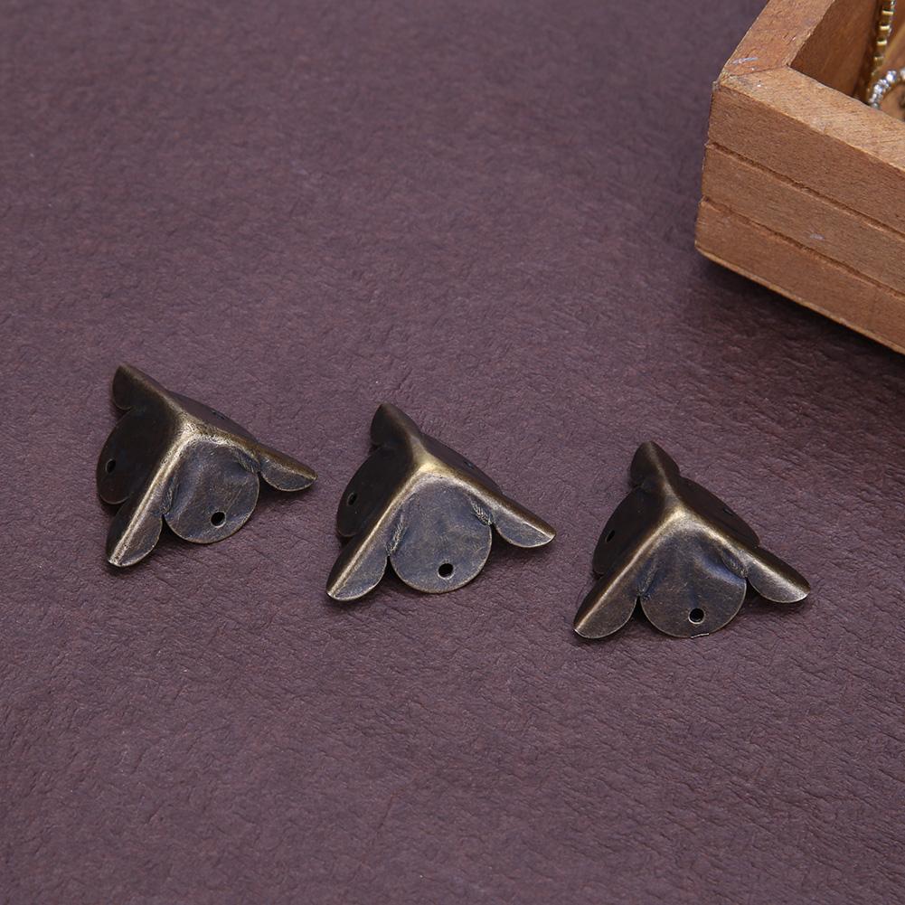 

Creative Chic Wood Case Corner Protector Decor Patternless Screw Wooden Case Edge Cover Decorative Anti-collision DIY Supplies China Mainland