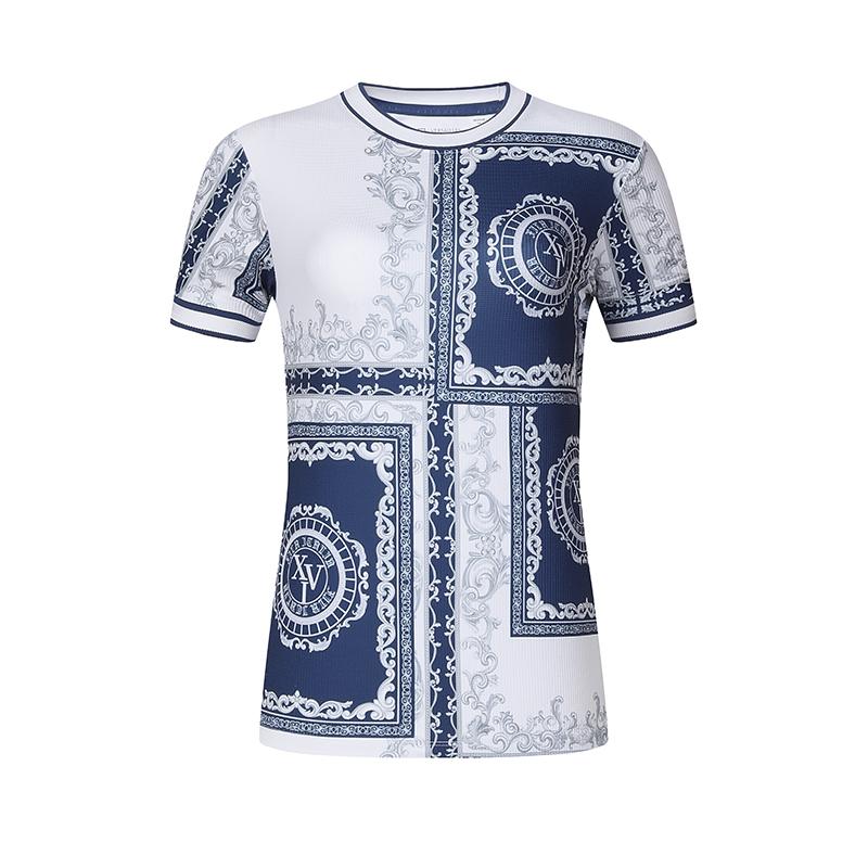 

New FILA T Shirts Women s All Over Print A11W425134FZA 165/84A/M