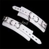 PU Leather Sponge Padded White Hands Cuffs /Ankle Cuffs / Neck Collar With Leash Bondage Restraints Accessories Sex Toys
