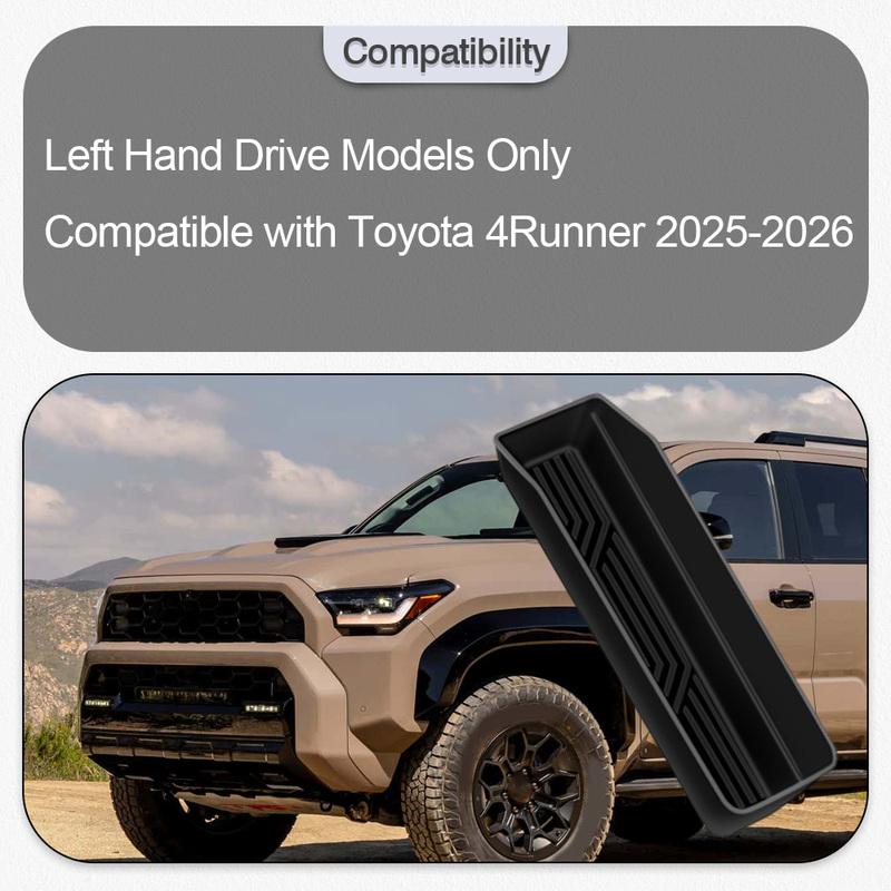 

For Toyota 4Runner 2025-2026 Car Under Handbrake Storage Box Organizer Automotive Interior Decoration Accessories