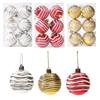 12pcs Creative Christmas Ball Delicate Hanging Ornament DIY Supplies Christmas Tree Pendant  Wedding