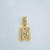 European Rock Candy Necklace: 26-Letter Pendant, Hip Hop Fashion Jewelry Accessories