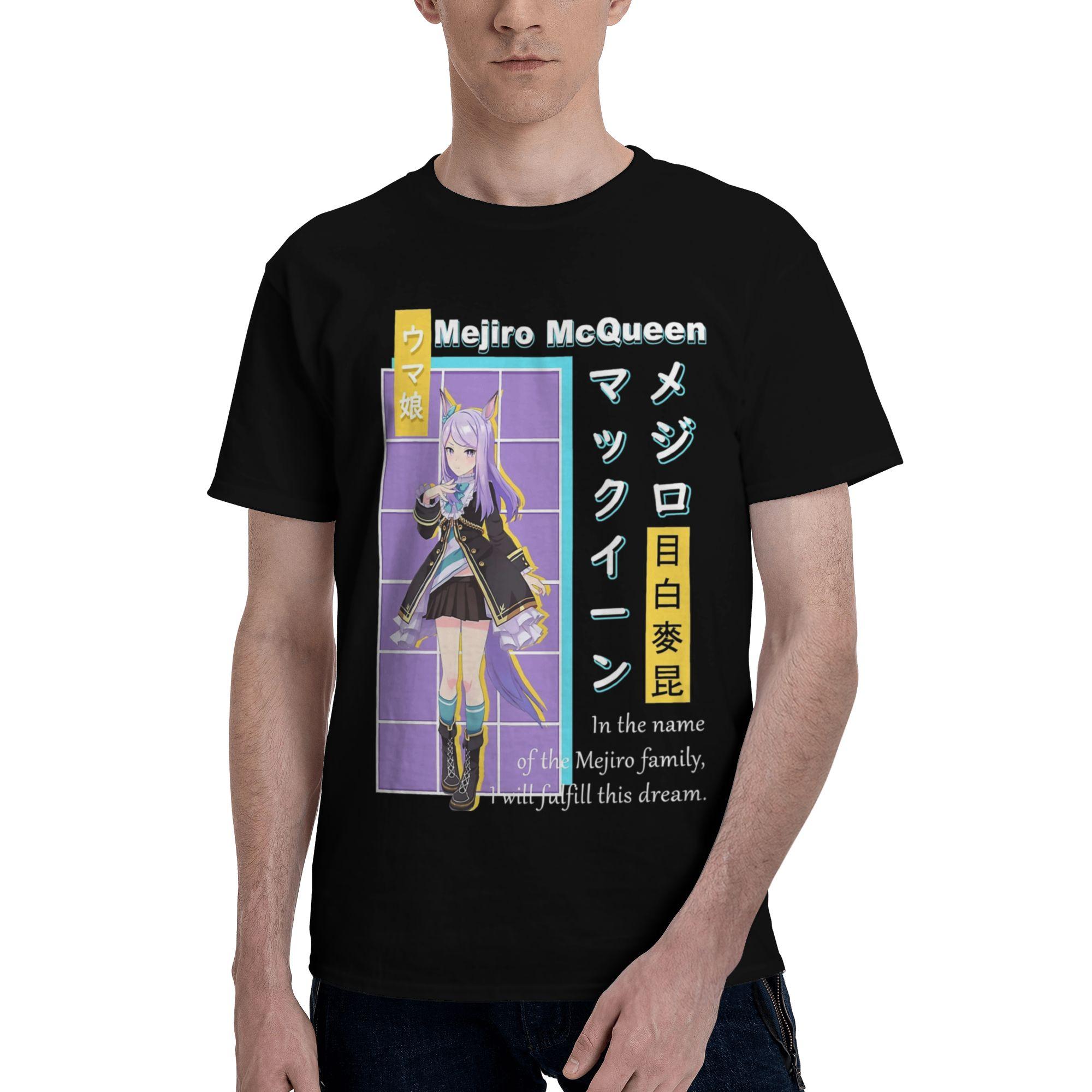 

Men Women s Umamusume Pretty Derby Anime T Shirts 100% Cotton Tops Vintage Short Sleeve Crew Neck Tees Plus Size T-Shirts 4XL