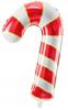 Candy Cane Foil Balloon, Red, 1 Pc