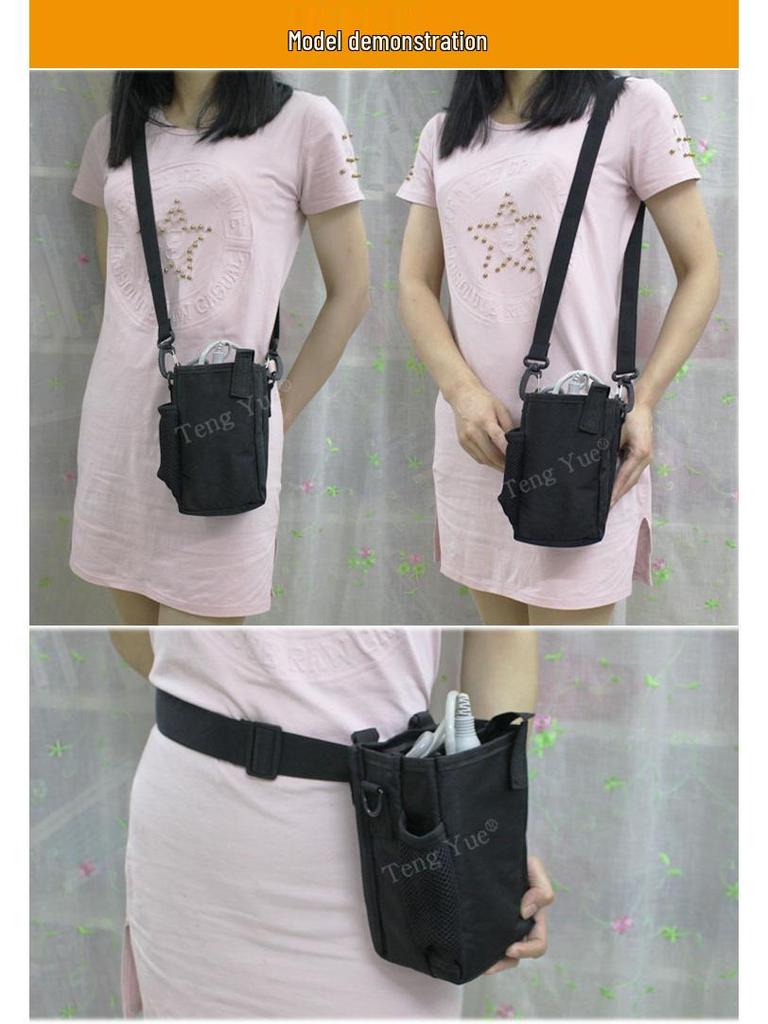 852 Portable Blood Pressure Monitor Crossbody Bag - Oxford Cloth, Divided Insert, Buckle Closure