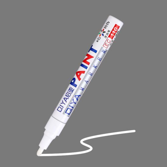 Fade-Resistant Paint Pen for Outdoor Touch-Ups Waterproof Quick-Drying Repair Pen UV-Protected Oil-Based Marker for Metal Wood Plastic
