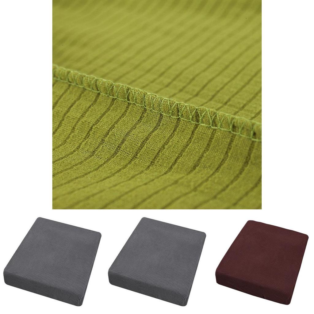 Stretchy Couch Seat Cushion Cover Soft Hand-feeling Easy To Fit Furniture Protector