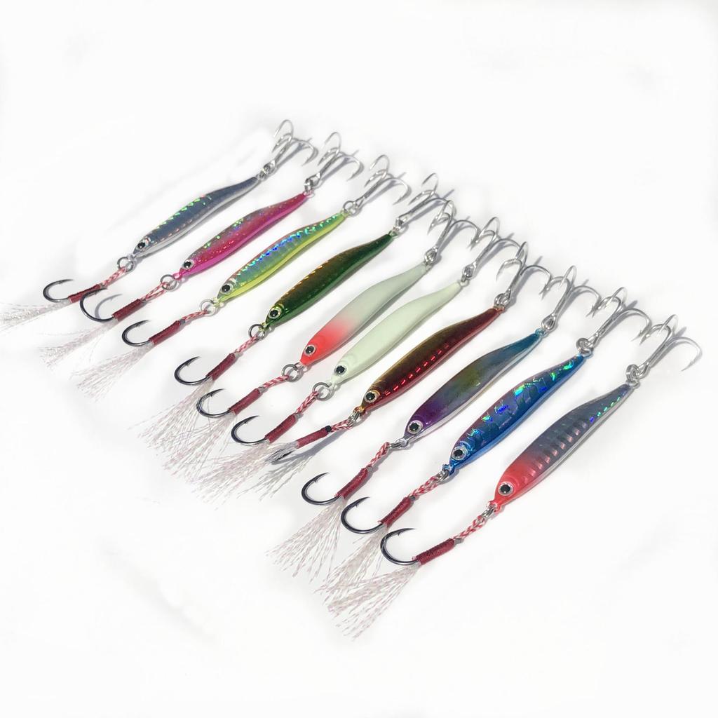 S-Shaped Glow Imitation Fish Spinner: Freshwater Long-Cast Metal Mackerel/Mandarin Bait
