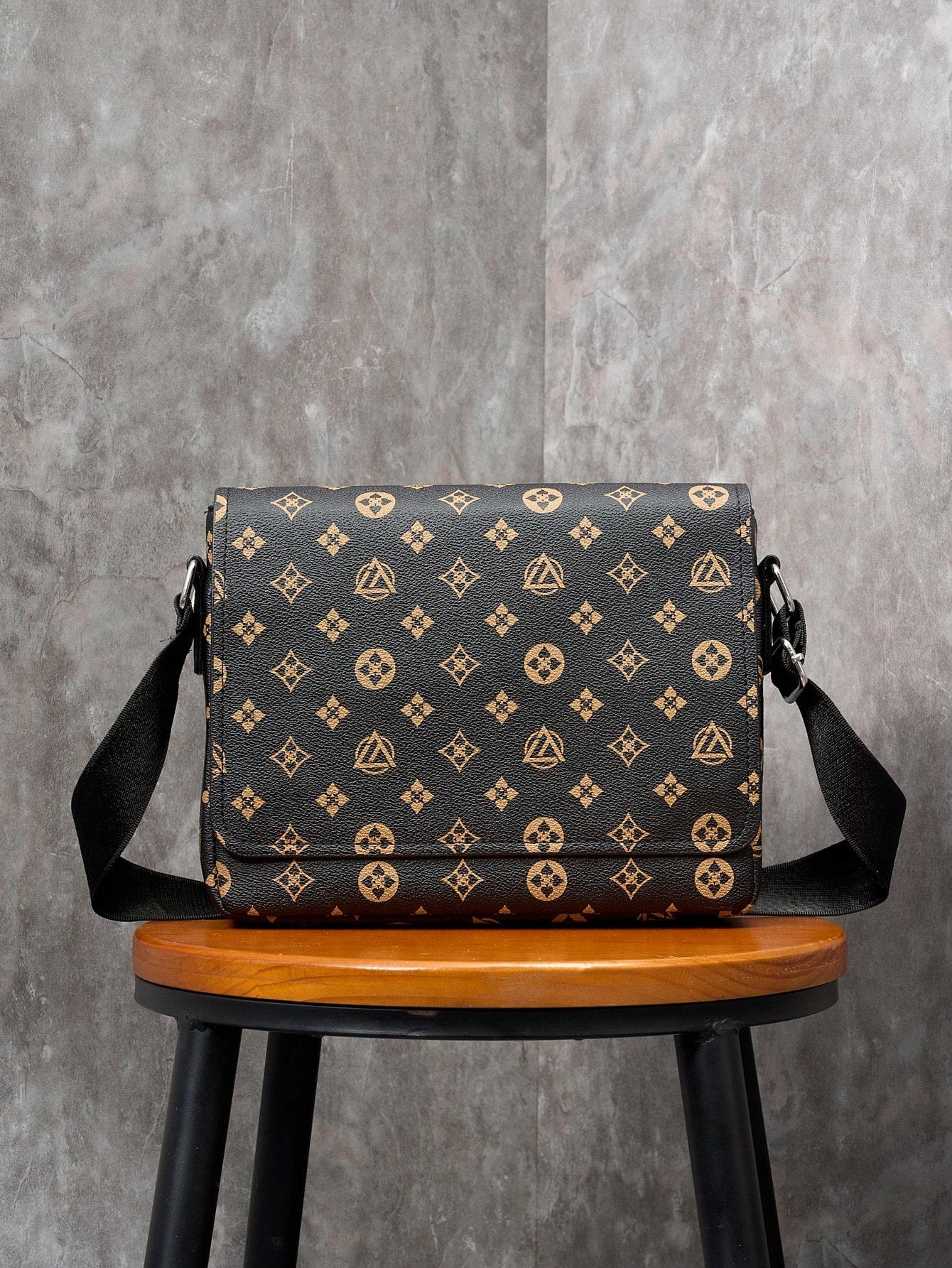 Men s Casual Crossbody Bag - Easy Flap Design, Business Commuter Lightweight Messenger Bag, Travel Large Capacity Shoulder Bag