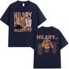 Hilary Duff The Lucky Me Tour 2026 Maglietta Grafica Unisex Donna Harajuku Retro Oversize Cotone Maglietta Abbigliamento Estetico Magliette