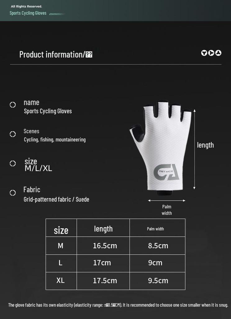 Erkek Yarım Parmak Bisiklet Eldivenleri, Balıkçılık, Dağcılık, Outdoor Sporlar, Fitness ve Bisiklet İçin Kaymaz & Darbe Emici d393.