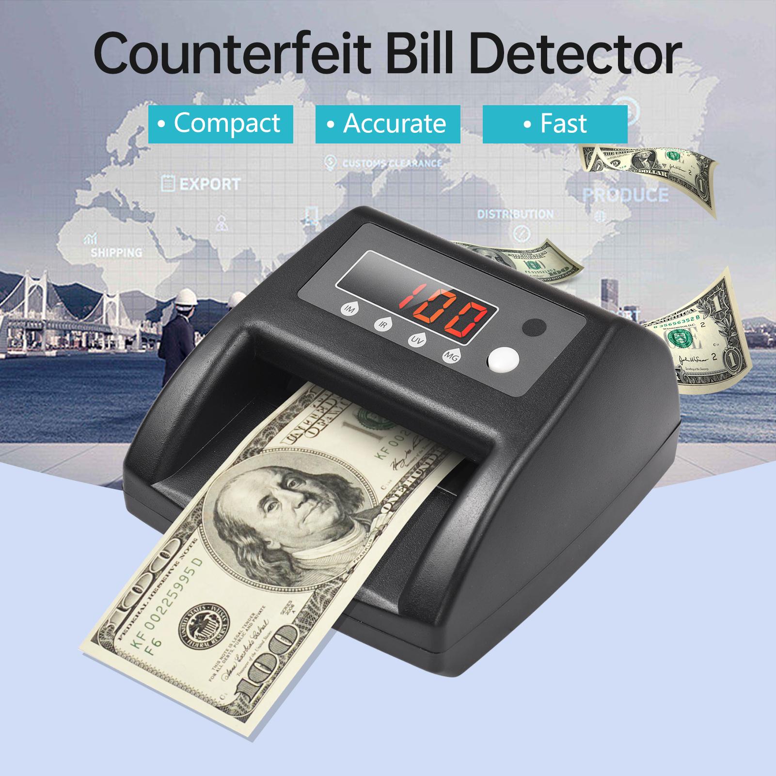 UV Counterfeit Bill Detector EUROCelsiusUSDCelsiusGBP Money