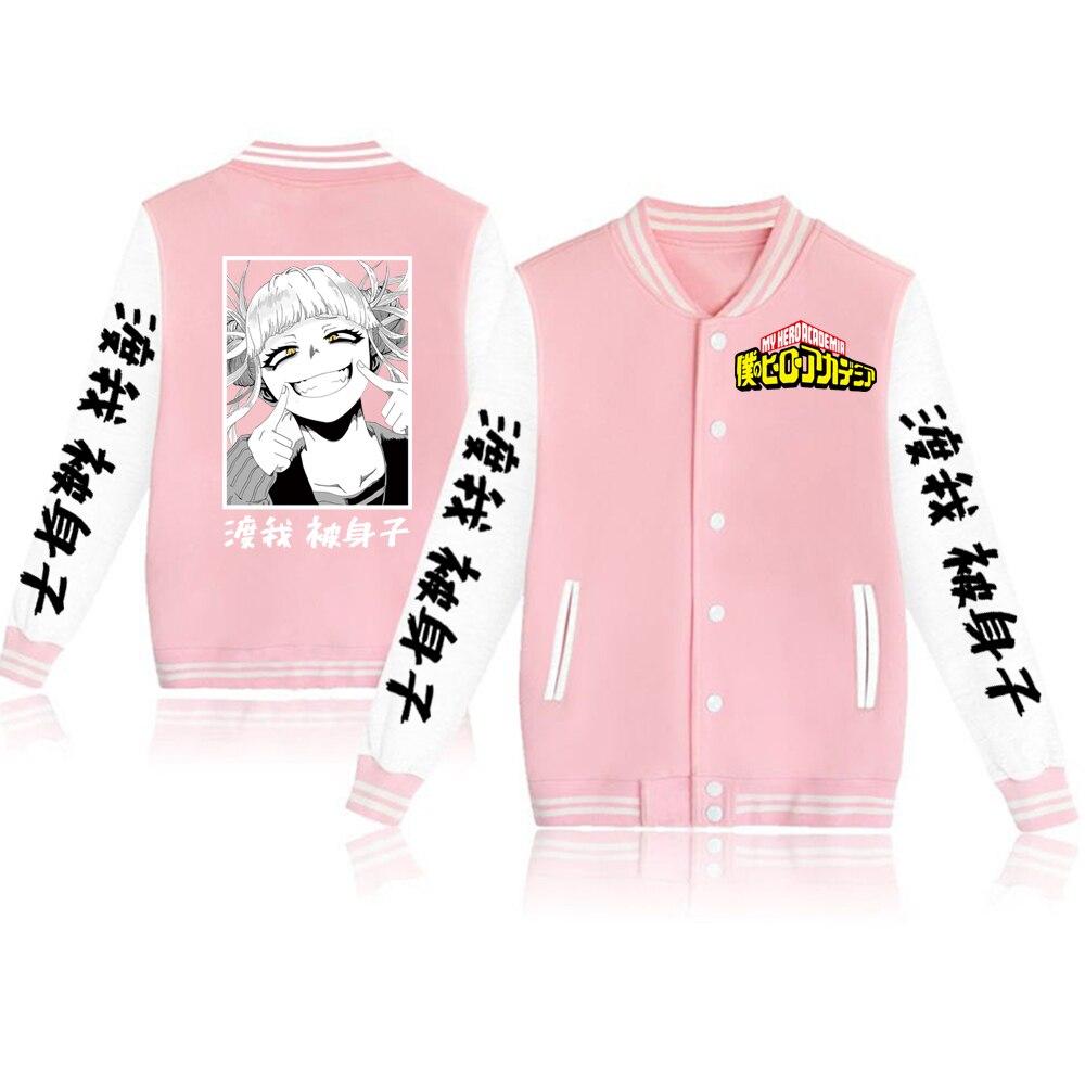 Anime My Hero Academia Himiko Toga Bedruckte Hoodies Hip Hop Sweatshirts Langarm Pullover Jacke Mantel 