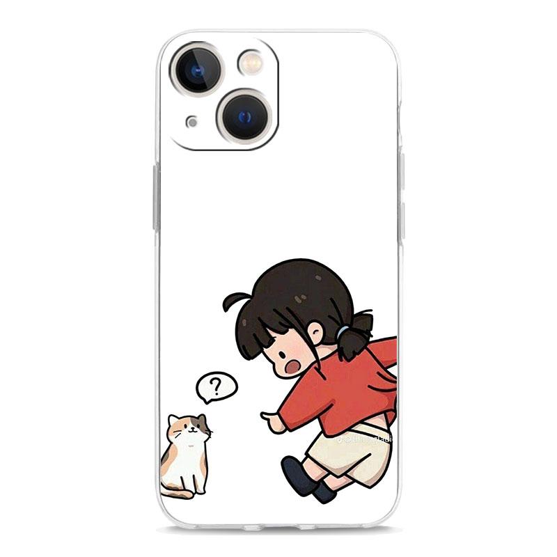 Phone Case For iPhone 17 Cases iPhone Air 16 15 12 13 14 Pro Max 7 8 Plus 16Pro iPhone11 Soft Cover Cute Boy Girl Couple