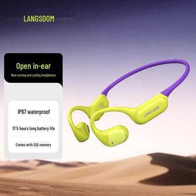 Lanston AirWave Pro Open-Ear Bone Conduction Sports Headphones