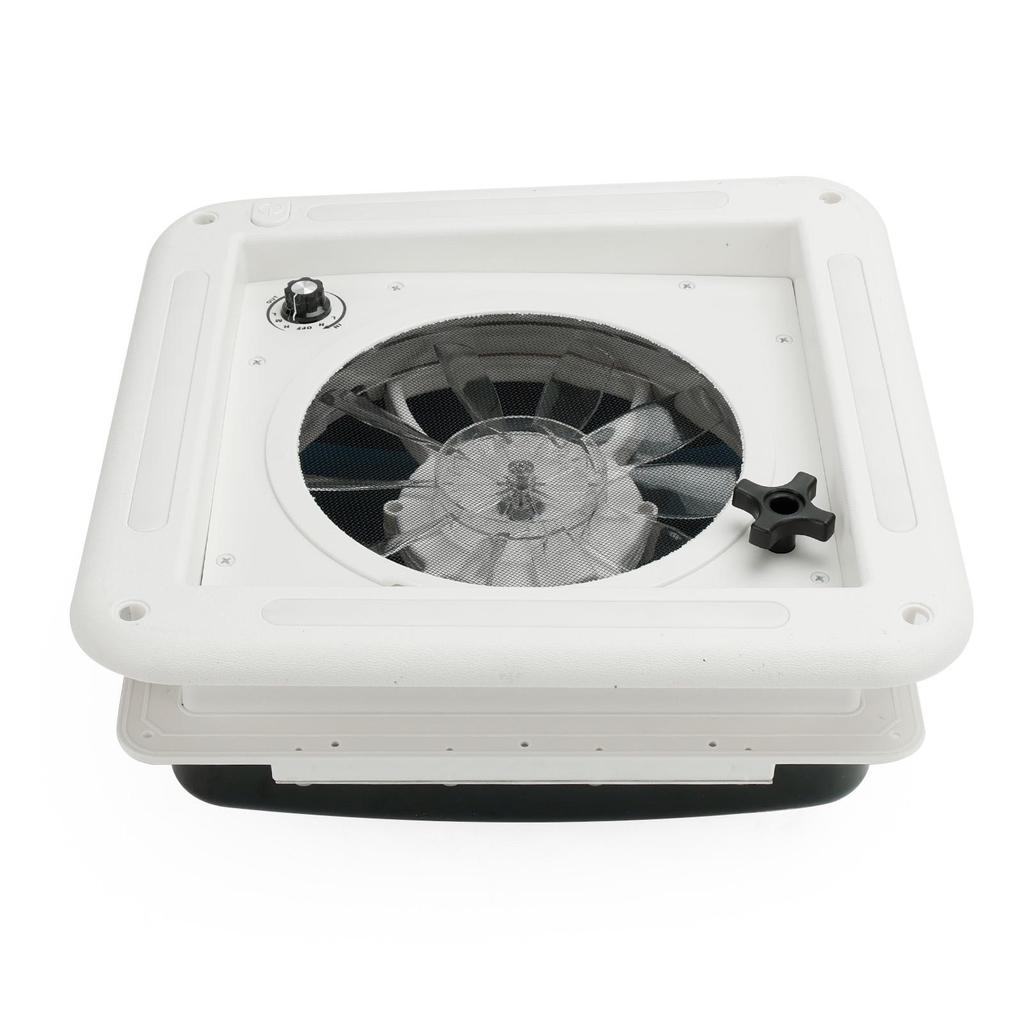 11" Wohnmobil Wohnwagen Dachluke 3-Gang Motor Wohnmobil Ventilator 12V Dachfenster mit LED-Licht