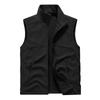 Autumn Outdoor Men's Casual Loose Large Size Vest Stand Collar Vest Pocket Vest Jacket Thin