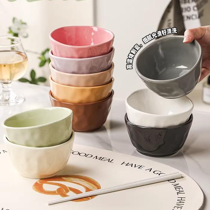 2023 Stylish 5-Inch Ceramic Rice Bowl, Perfect for Home and Personal Use