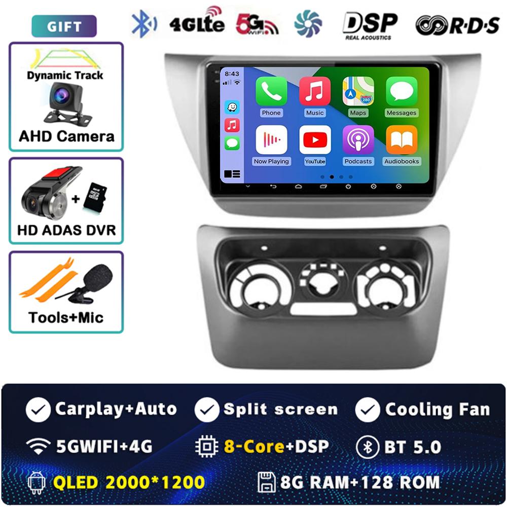 Android 14 Carplay Car Radio For Mitsubishi Lancer 9 CS 2000 - 2010 Multimedia Video Player Navigation GPS Stereo 2Din Head Unit