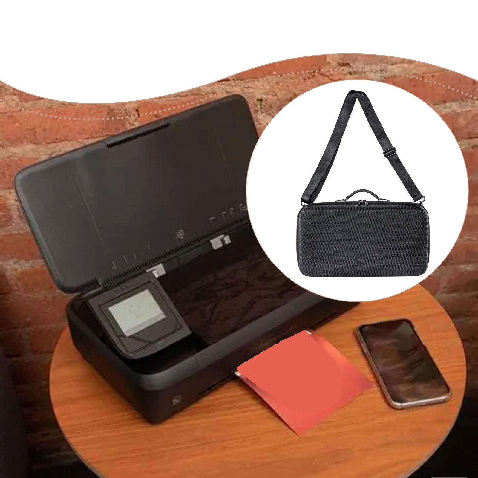 

Сумка для хранения принтера, переноска, EVA, пылезащитная, на молнии, прочная, профессиональная, портативная, защита, черная