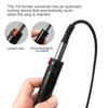 Professional 6.35mm TRS Female To 3Pin XLR Male Locking Auditory Adapter For Microphones And Amplifiers