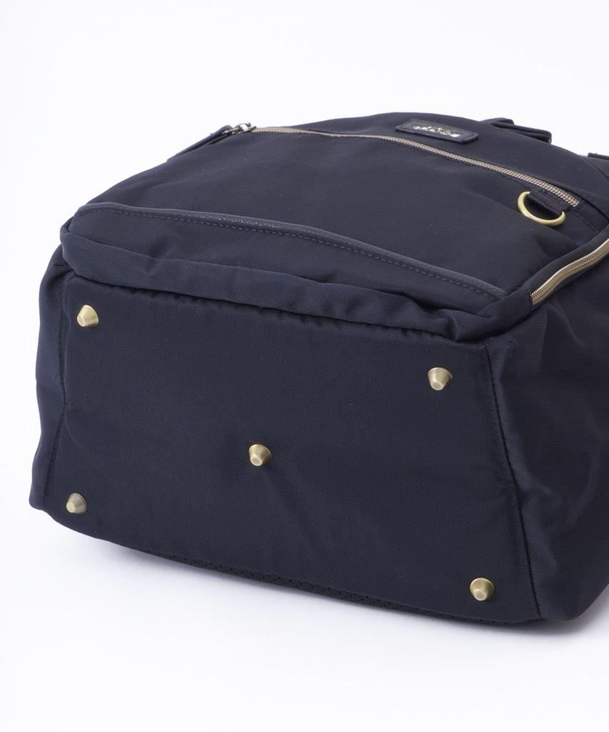 ECLAIR Backpack, A4 Size, Water-Repellent, 10 Pockets, Studs, Multifunctional