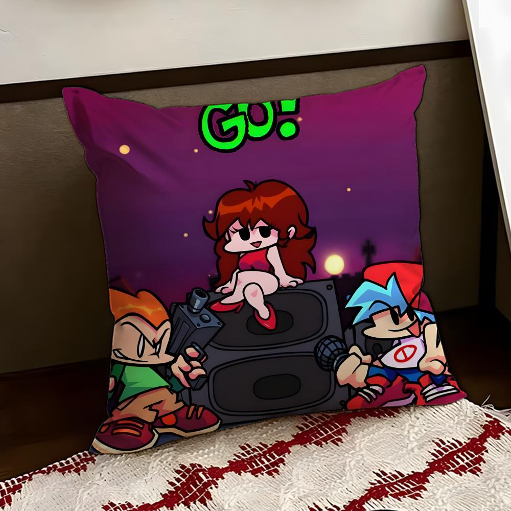 Game Friday Night FFunkins Cushion Cover Reversible Soft Durable Pillow Cover Home Car MultiScene Use for Daily Comfort