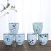 Hand-painted Teacup Ceramic Master Cup, 100ml Jade Porcelain Kung Fu Tea Set Teacup Single Cups Handmade Teaware