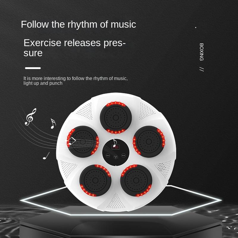 Smart Bluetooth Music Boxing Wall Target Trainer with Wireless Connectivity for Home Gym