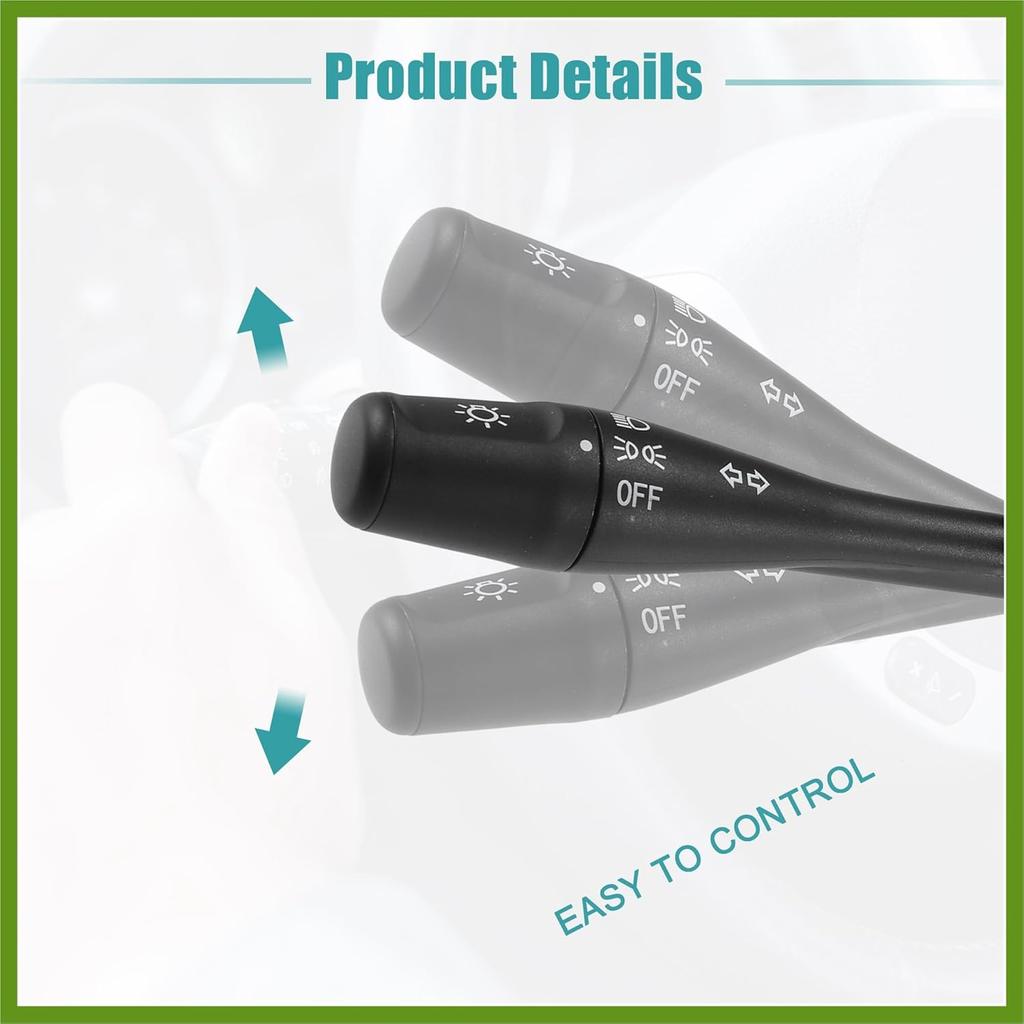 Turn Signal Switch Multifunction Combination Switch Fit for Mitsubishi Eclipse - Pack of 1 Black Vehicle Components