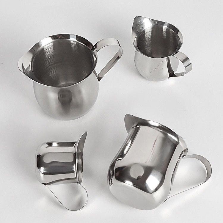 Stainless Steel Latte Art Milk Creamer with Pointed Spout