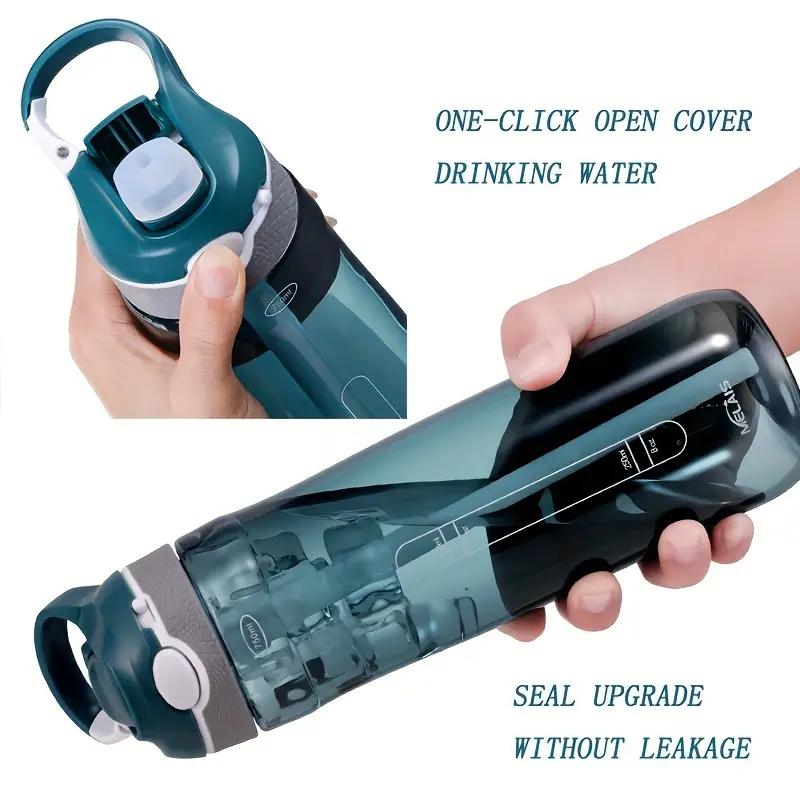 750ml Sportovní láhev na vodu - Hydratace na cestách s praktickým brčkem, ideální pro kempování, turistiku, bez BPA a bezpečná