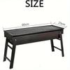 1PC, portable barbecue grill, folding barbecue grill, outdoor camping, hiking, picnic trip