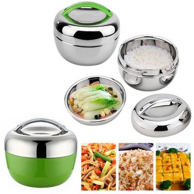 Steel for Students Office Workers Heat Retaining Thermal Bento Box Insulation Bowl Lunch Box