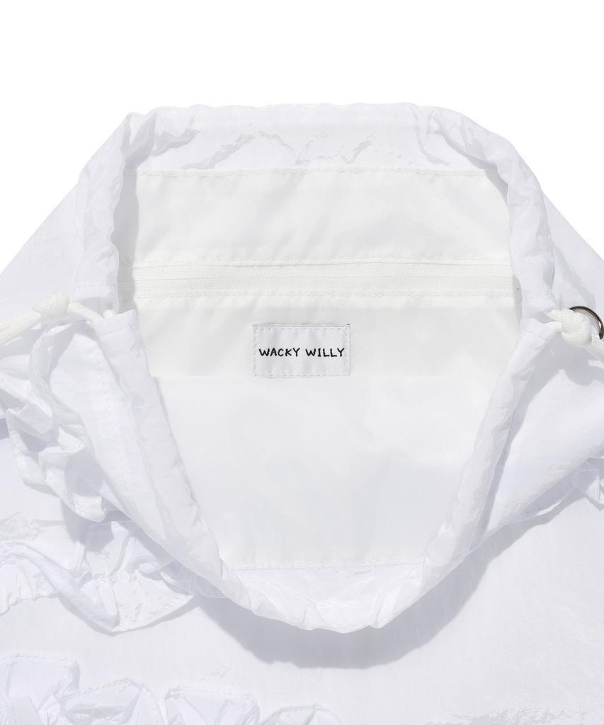 Wacky Willy Women'S Frill Gym Sack White