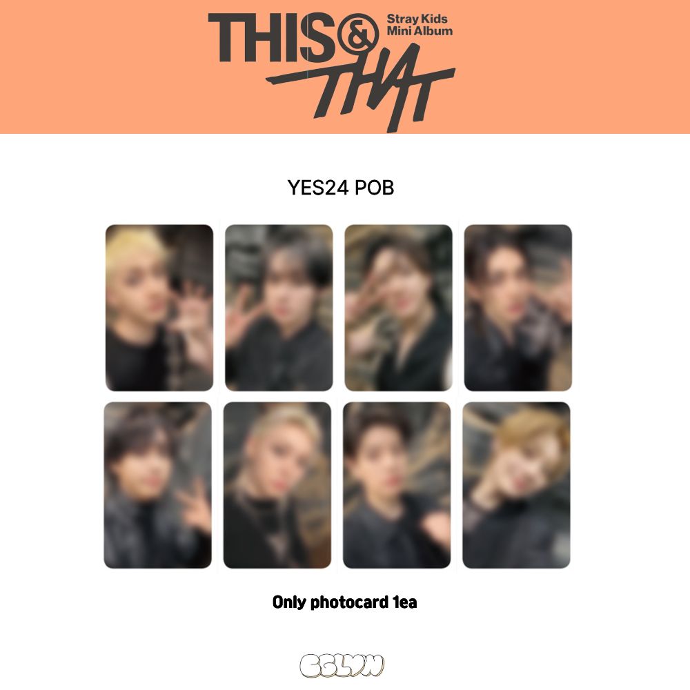 [Official] Stray Kids Mini Album THIS & THAT [ ] POB Photocard