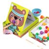 Children'S Play House Feeding Game Puzzle Early Education Baby Chopsticks Spoon Eating Training Parent-Child Board Game Wooden Toy
