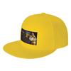 Fashion And The Game Plays Forever SYGU (Hulk Hogan) Flat Brim Sun Hat  Denim Street Hat Unisexs Panama Hat