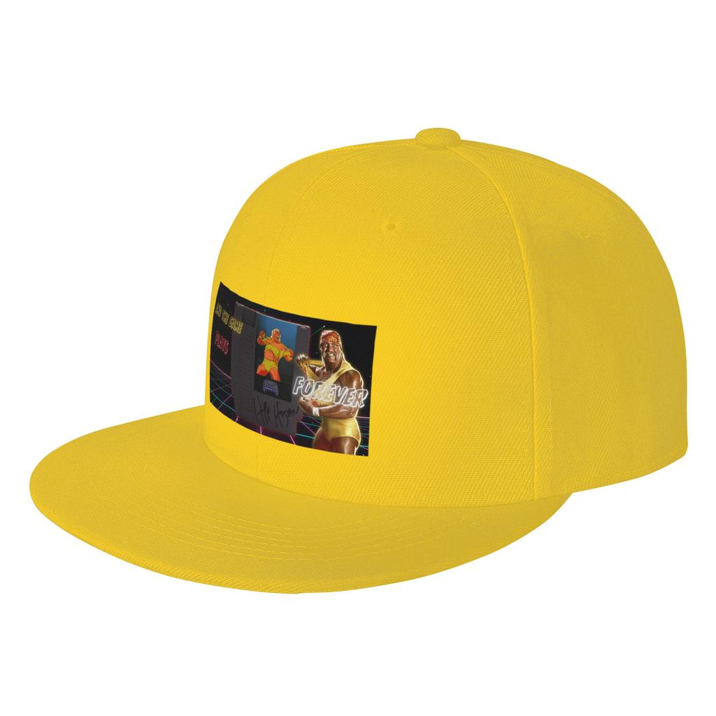Fashion And The Game Plays Forever SYGU (Hulk Hogan) Flat Brim Sun Hat Denim Street Hat Unisexs Panama Hat