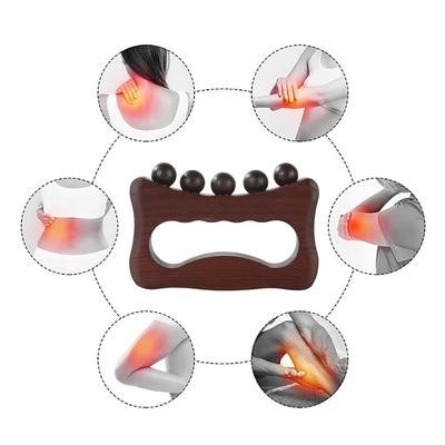 1Pcs Lymphatic Drainage Massager Beech Gua Sha Tool For Body Manual Massage Scraper For Anti Cellulite Body Gua Sha Paddle