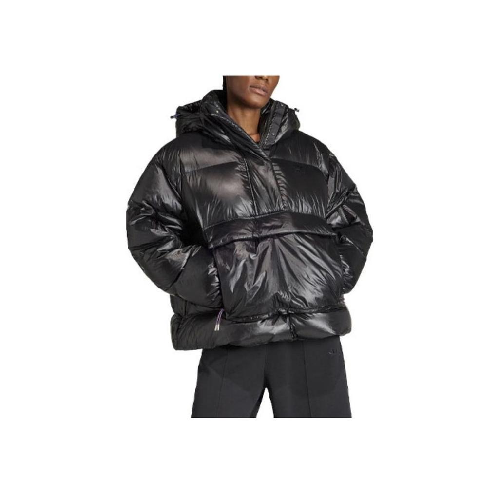 Adidas Originals Puffed Throw-Over Jacket Women Outerwear Black IR7115