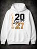 Casual Style Men's Hoodie, Class of 2027 Senior Graduation Design, Back To School Season, Gift for High School Seniors