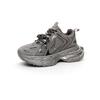 Muffin platform dad shoes women's 2025 autumn new leather splicing breathable wear-resistant casual sports shoes ins tide