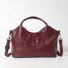 Textured Soft Leather Crossbody Handbag for Middle-Aged Women – Lightweight, Large Capacity, Perfect for Commuting.