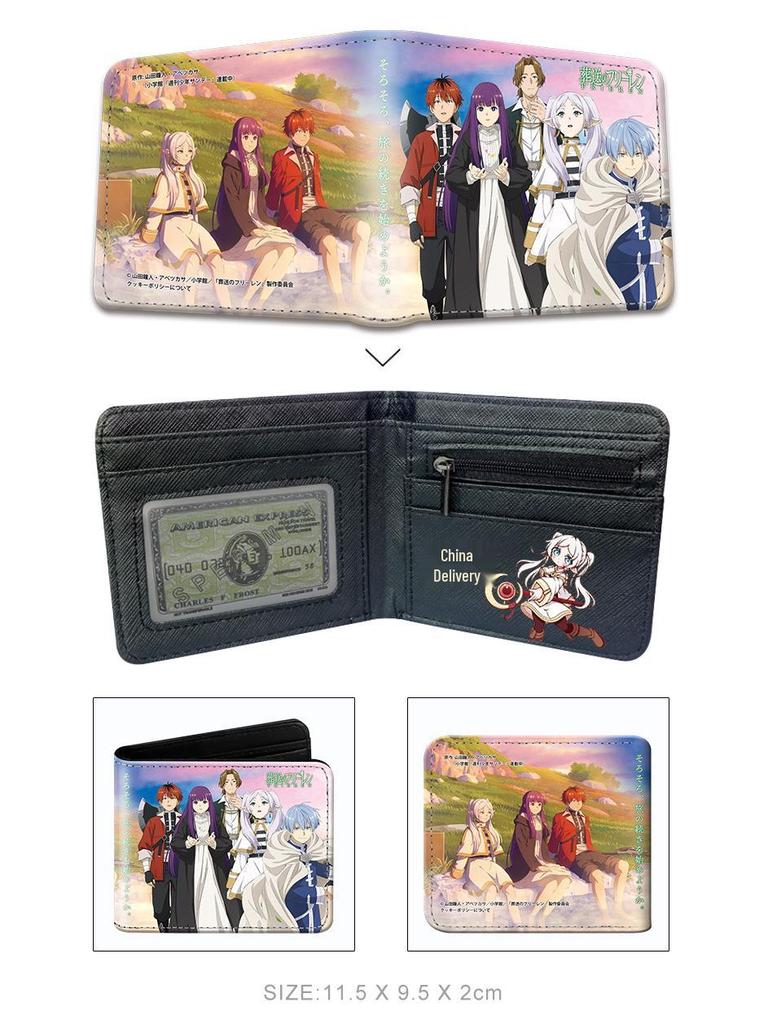 Frieren: Beyond Journey's End 3D Anime Coin Purse - Stereoscopic Embossed Cartoon Design