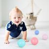 100Pcs Children's Toy Balls Odor-free Elastic Safe Thickened Large Size Color Cognition Multicolor Macaron Color Pit Balls Swimming Pool Toy