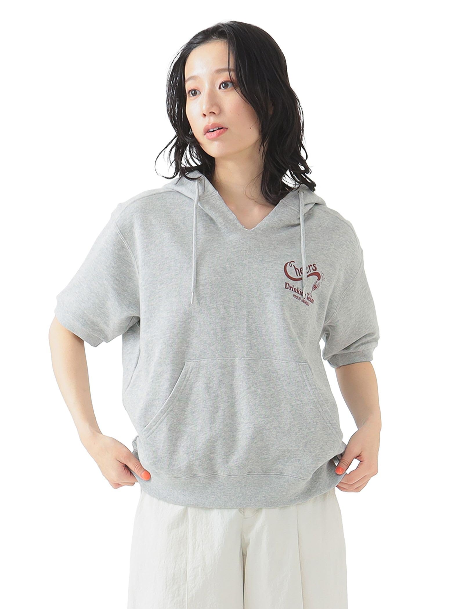 

LIFE STORE by BEAMS Толстовка Russell Athletic Принт Худи Единый размер BMING S/S [Специальный заказ] Женская H.GRAY